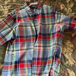 Long sleeve button up polo